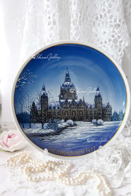 Редкость! Настенная тарелка Рождество 1977г. Фарфор Rosenthal.