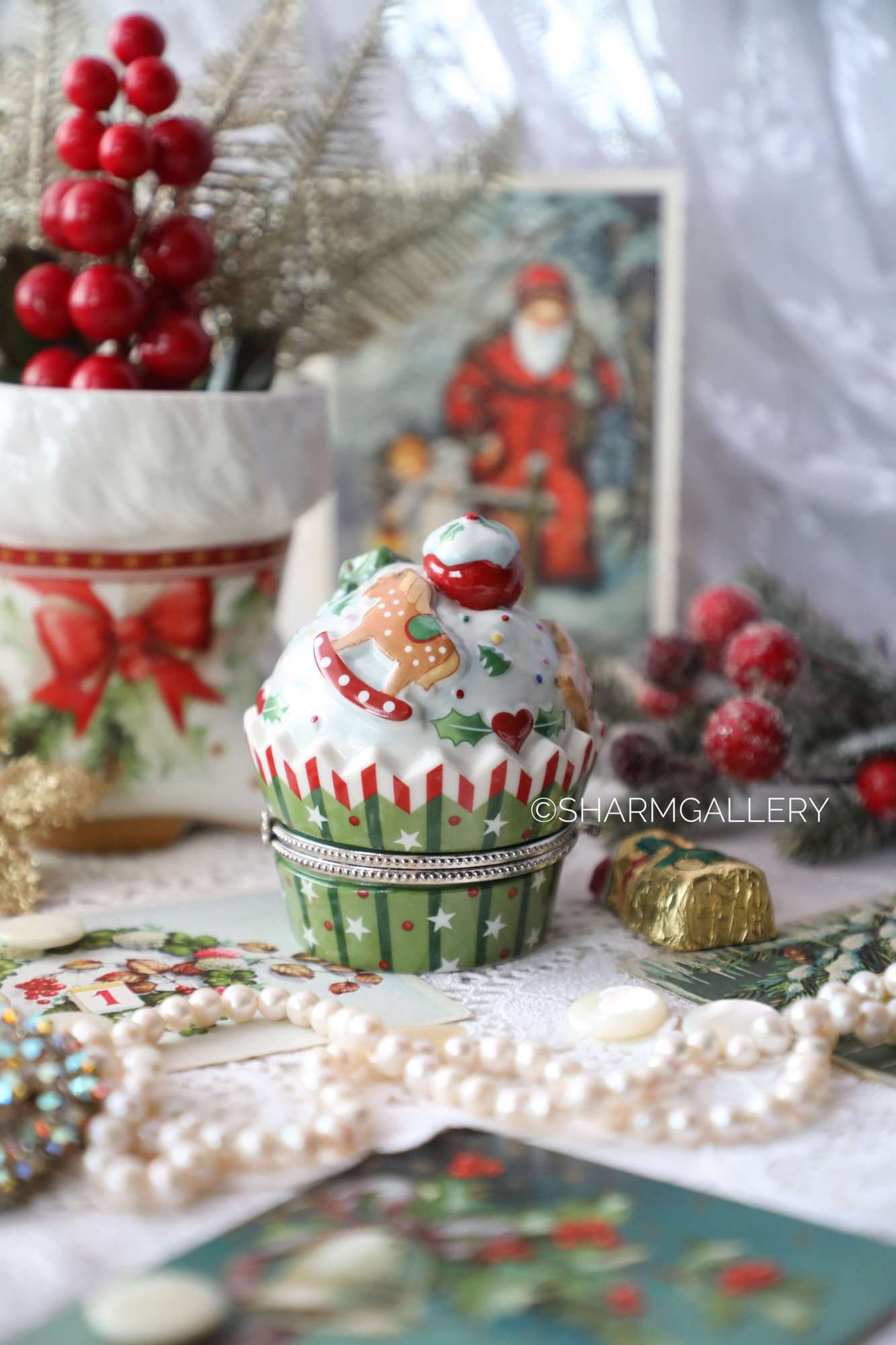 Шкатулочка новогодняя "Капкейк/Кекс", Winter Bakery от Villeroy & Boch Германия