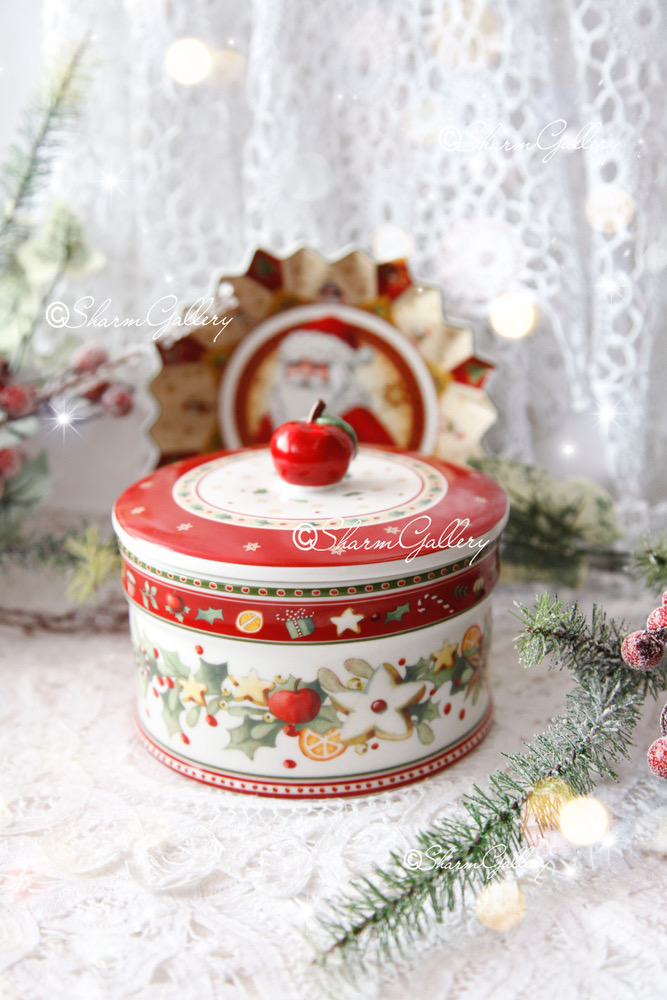 Банка для печенья Winter Bakery  13см., фарфор Villeroy & Boch, Германия