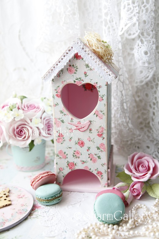 Чайный домик "Roses", для чайных пакетиков.