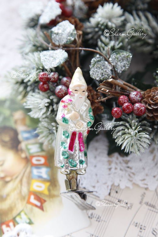 Звездочет (малый) Старинная елочная игрушка на прищепке.