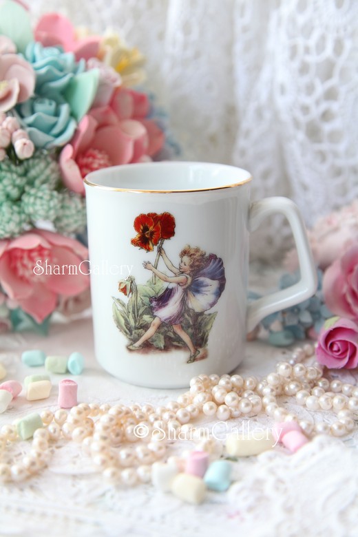 Кружка "Цветочная фея", Reutter Porzellan, фарфор, Германия.
