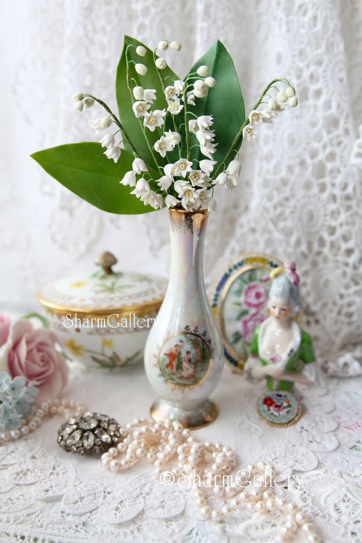 Вазочка "Мадонна" фарфор Martinroda, Тюрингия, Германия.