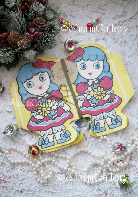 Растяжка - гирлянда "Мальвина", СССР.