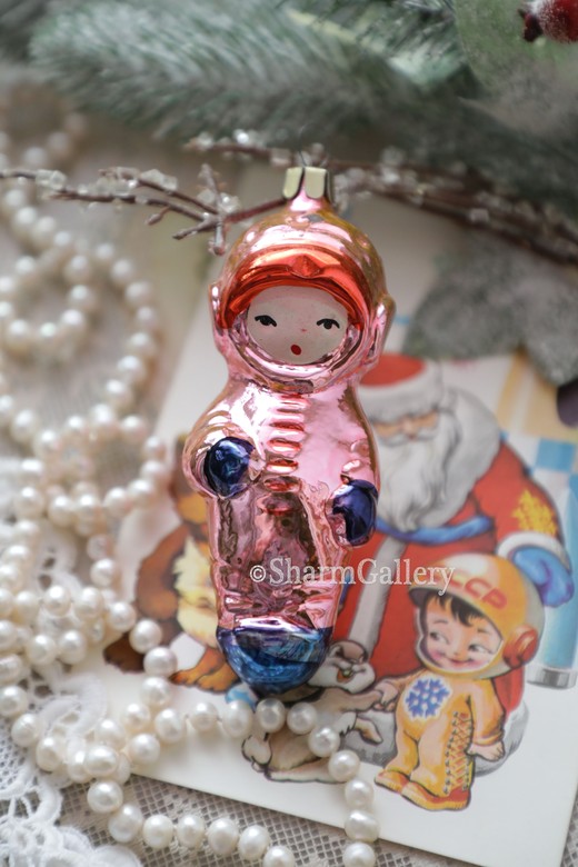 Космонавт. №5 Елочная игрушка, СССР.