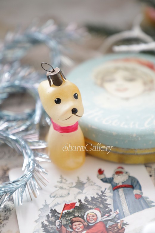 Собака. "Щенок". Елочная игрушка СССР.