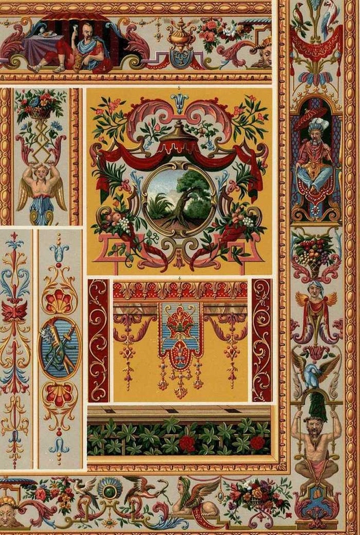 литография орнамент