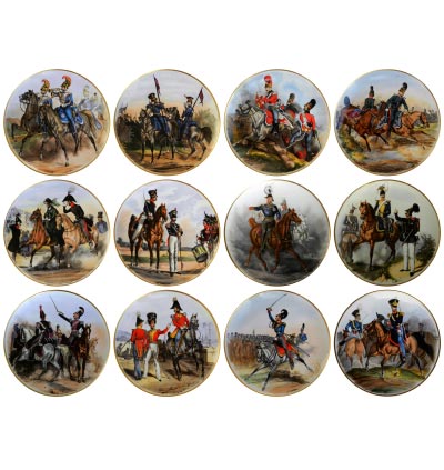 Серия военных тарелок