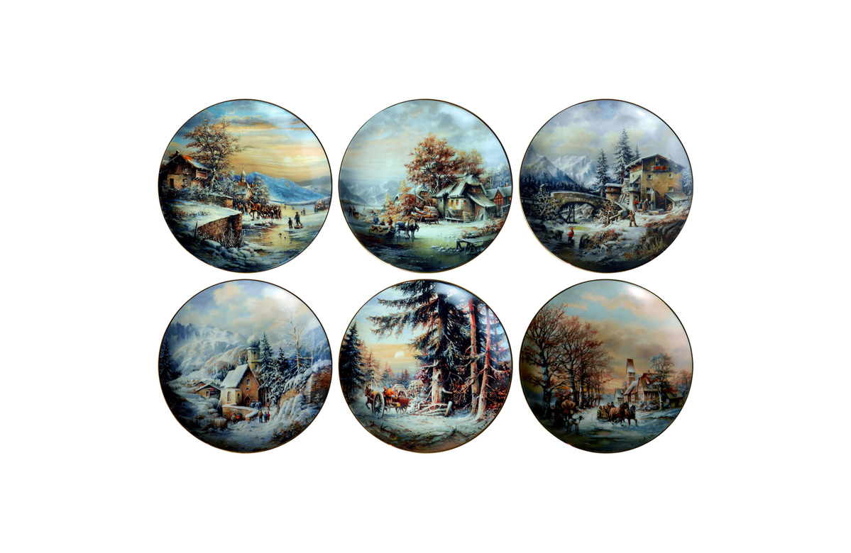 Красочные зимние пейзажи