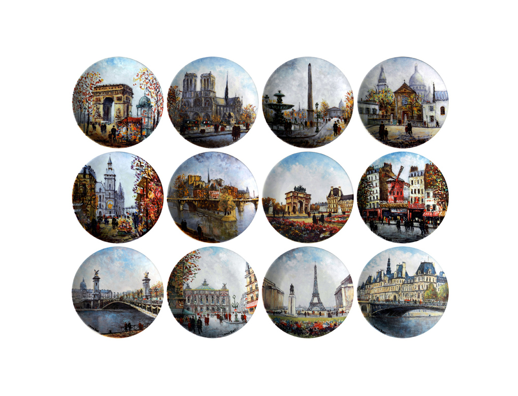 Двенадцать достопримечательностей Парижа от Луиса Дали