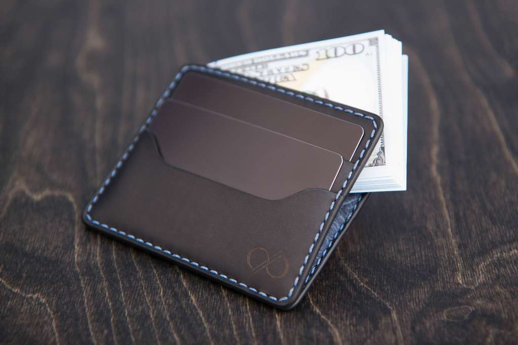 Кожаный кошелек "Компакт"