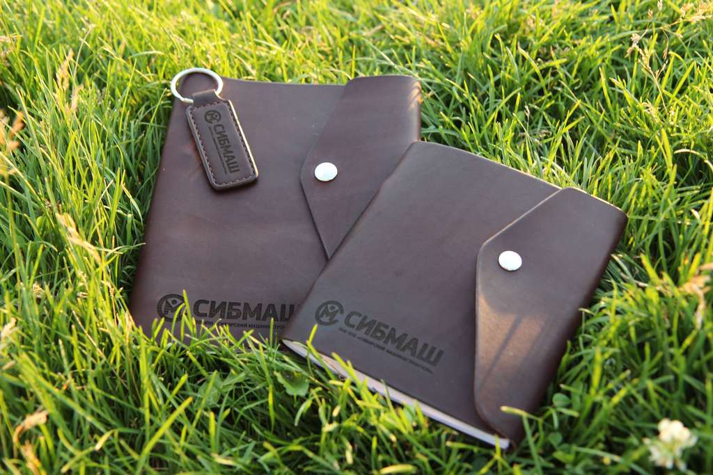 Блокноты и брелки для СибМаш