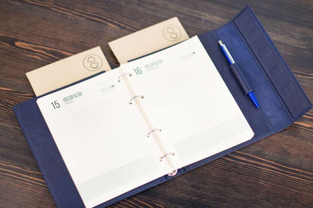 Кожаный блокнот "Док"