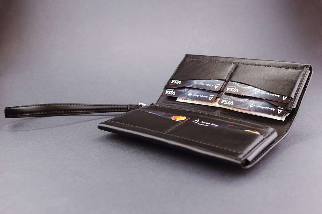 Кошелек Флэт с ручкой