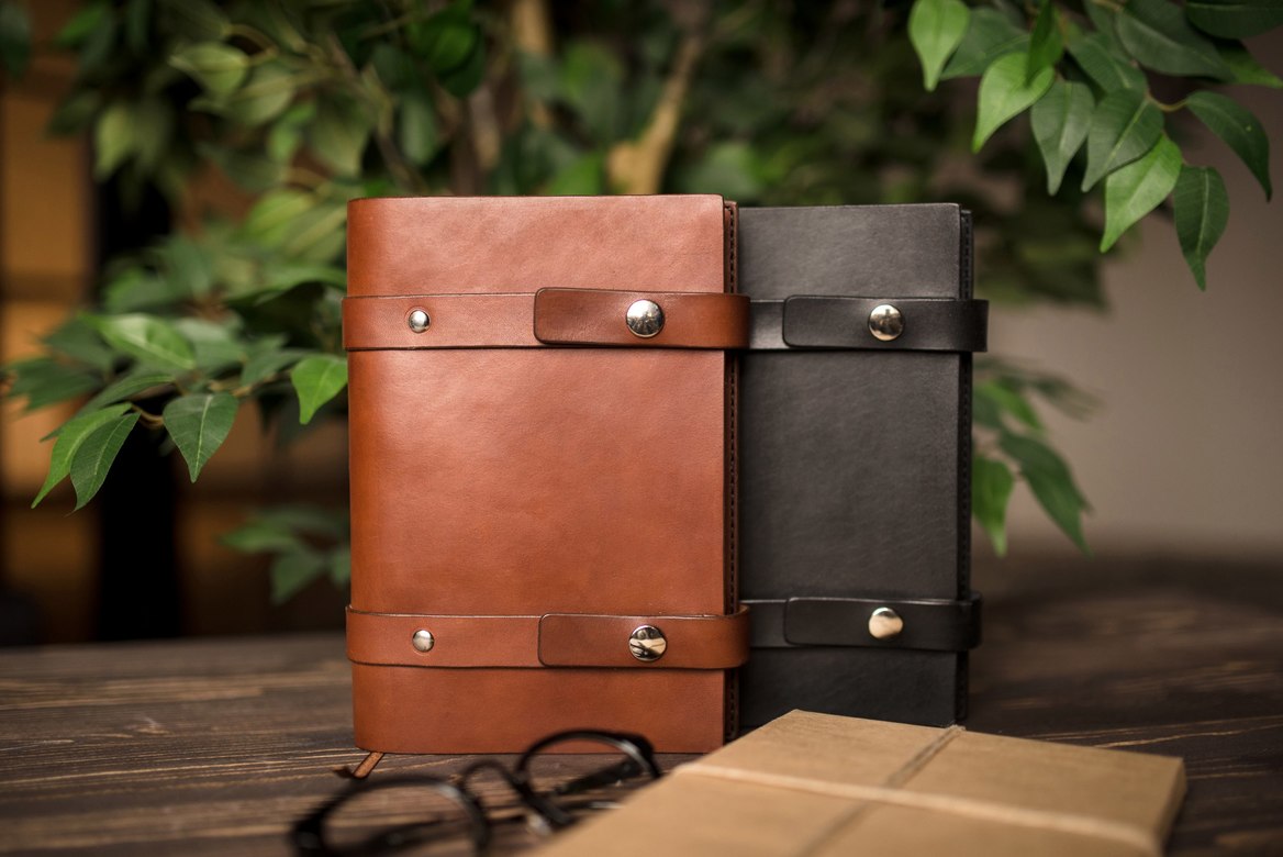 Кожаный блокнот "Райт"