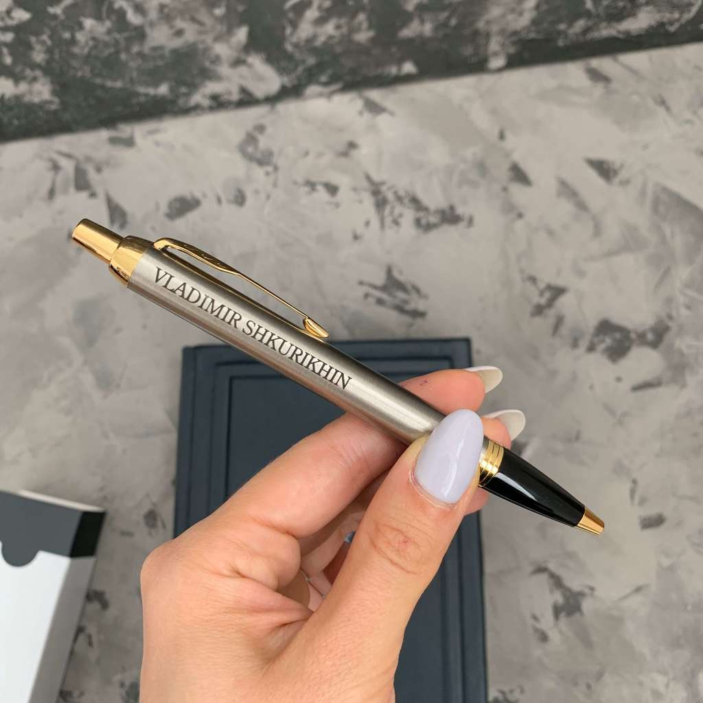 Шариковая ручка Parker IM Metal Core Brushed Metal GT
