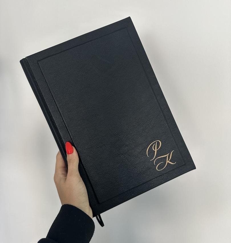 Именной ежедневник А4 формата с инициалами