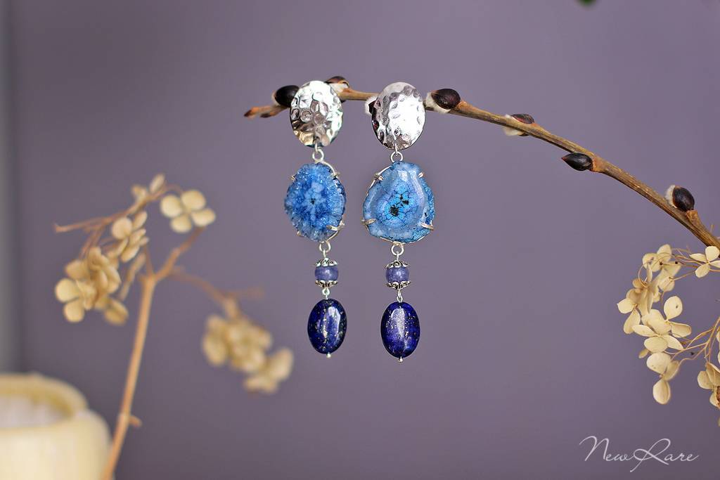 Серьги «Blue moon»