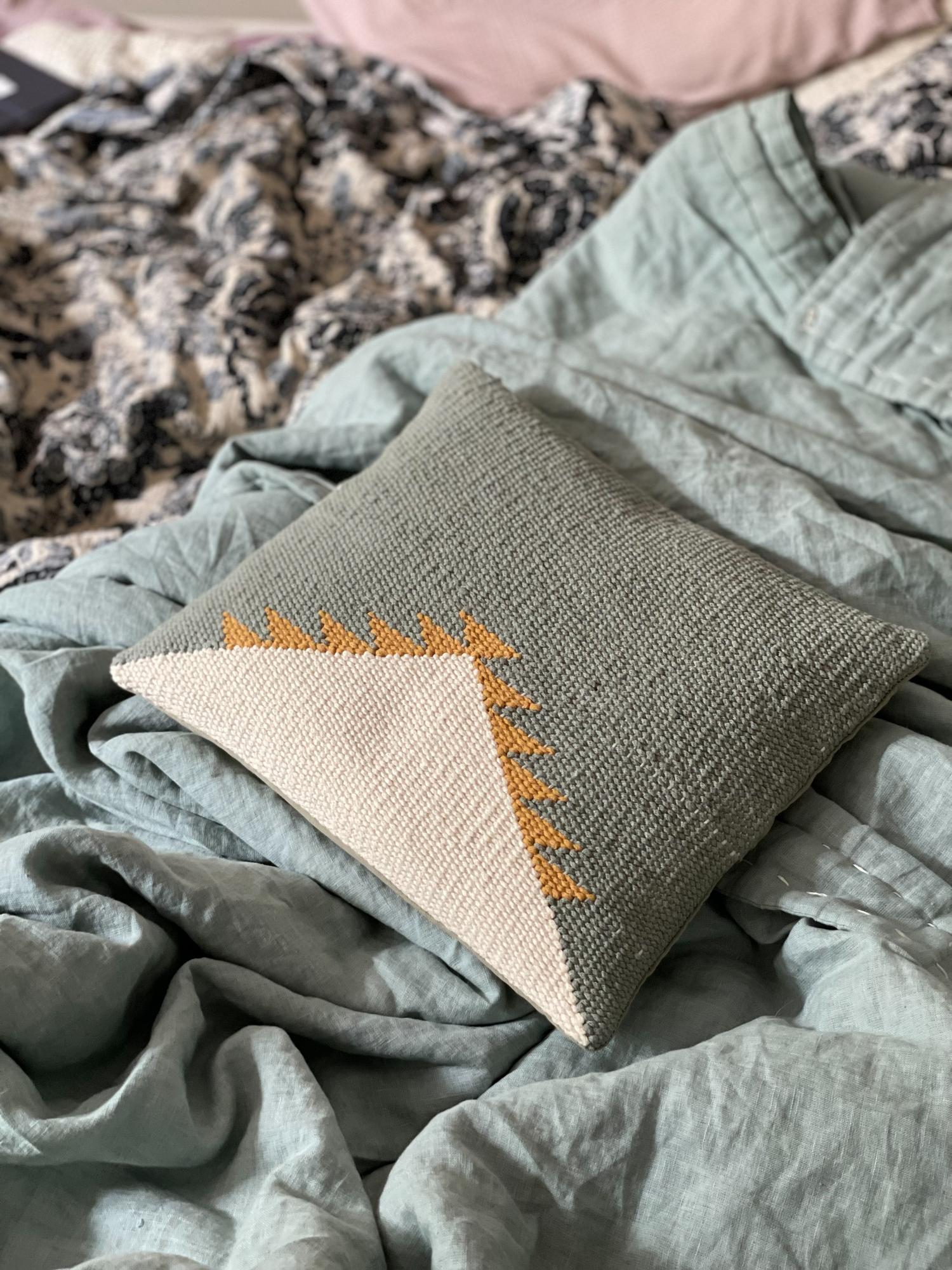 Тканый чехол для подушки 40*30