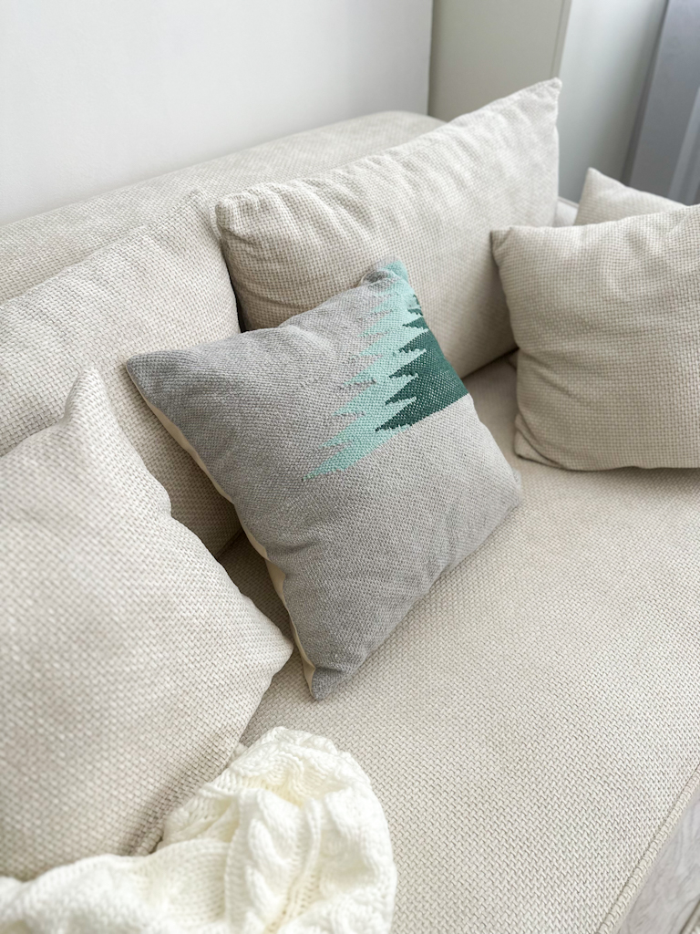 Тканый чехол для подушки 45*45