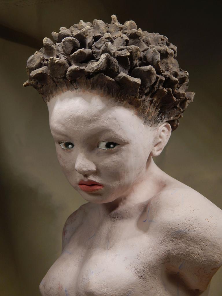 Керамическая скульптура Хризантема