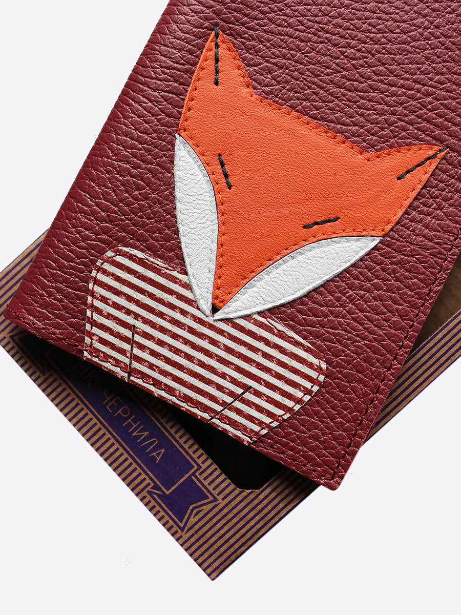 обложка для паспорта ЛИСА