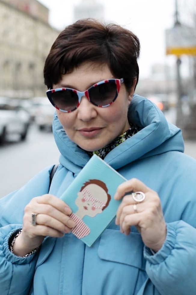 Обложка на паспорт, аватар, персонаж, натуральная кожа, подарок, индивидуальный