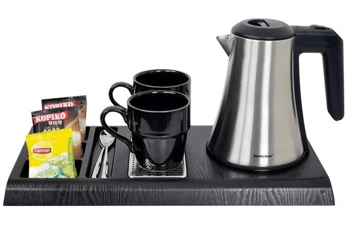 Чайная станция  0SD 23  пластик, черный/белый, 365*340*38  Объем: 0,8 литра Мощность: 800W