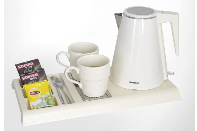 Чайная станция R 150/2 пластик, черный/белый, 443*227*36  Объем: 1,2 литра Мощность: 1000 W