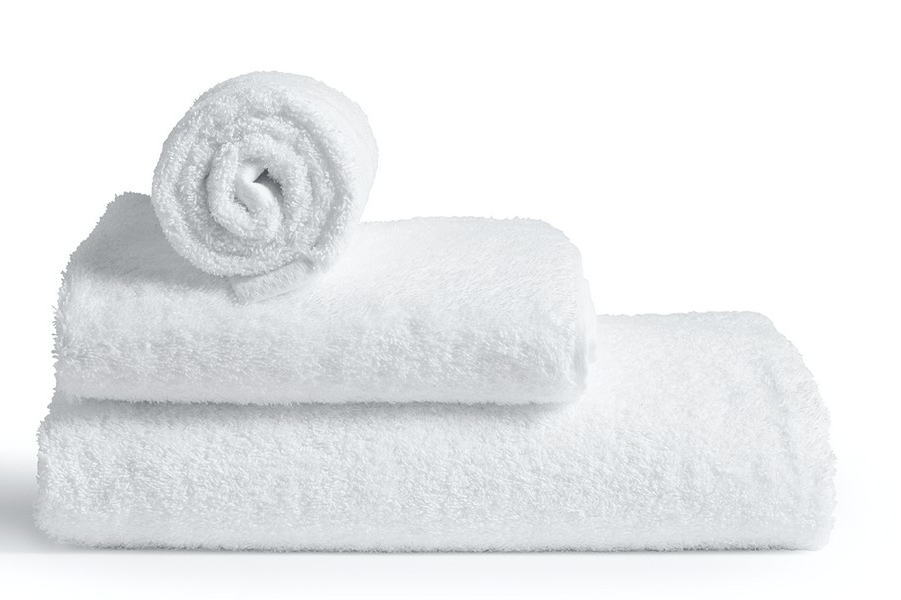 Полотенце банное, 100% хлопок, двойная низкая, петля размер 40*80, плотность 450г м/2