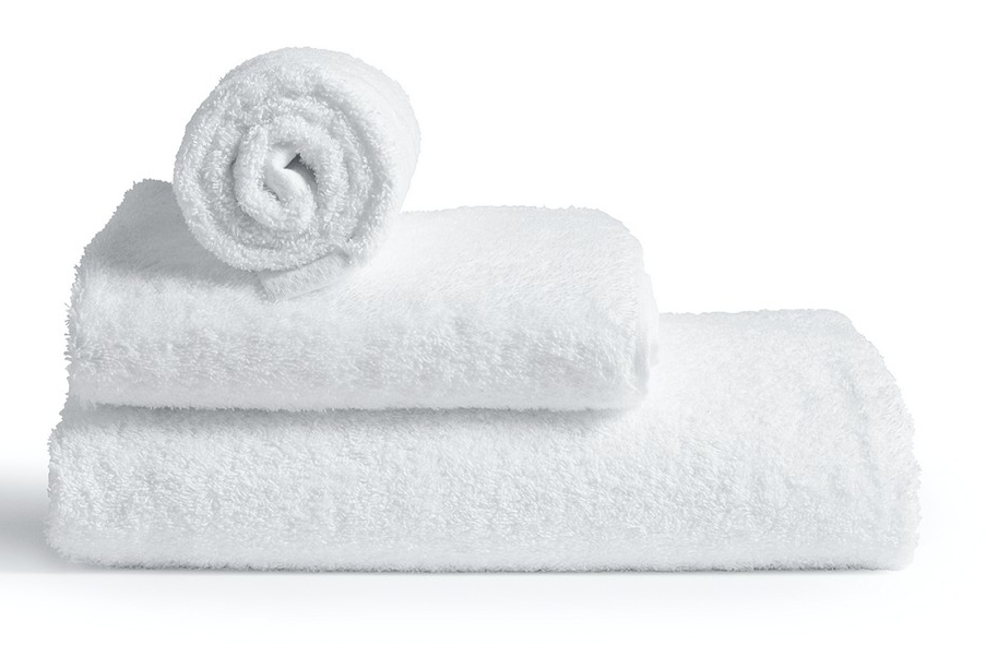 Полотенце банное, 100% хлопок, двойная низкая, петля размер 40*80, плотность 550г м/2