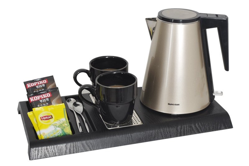 Чайная станция R 150, пластик, черный/белый, 443*227*36  Объем: 1,2 литра Мощность: 1000 W