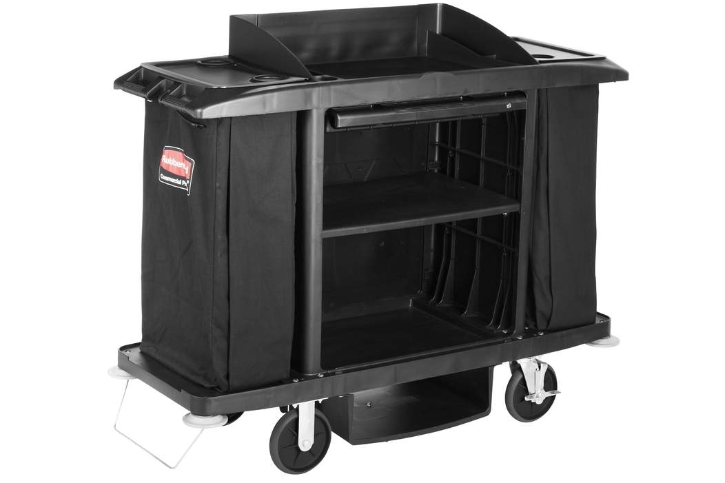 Тележка для горничных  rubbermaid fg618900bla