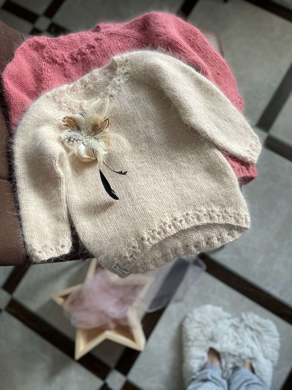 Джемпер Весенние цветы