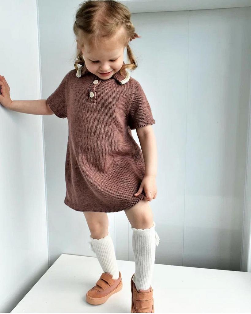 Платье (футболка) Васильковое поло