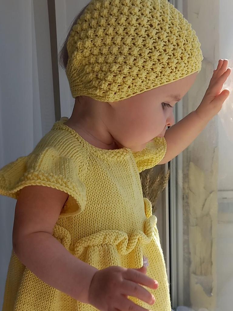 Повязка на голову Незабудковое чудо