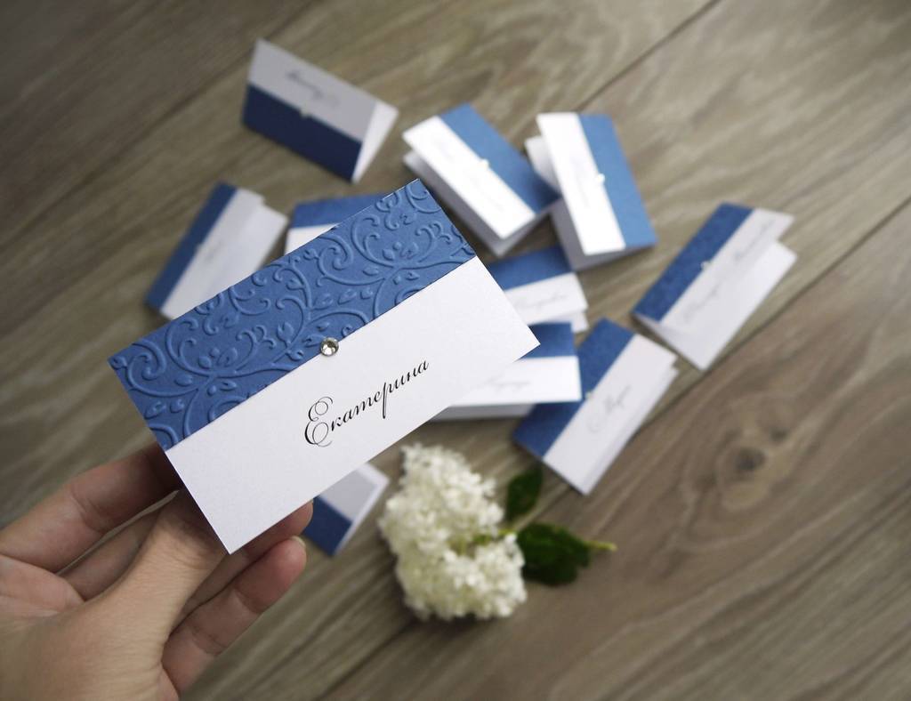 Карточки рассадки гостей