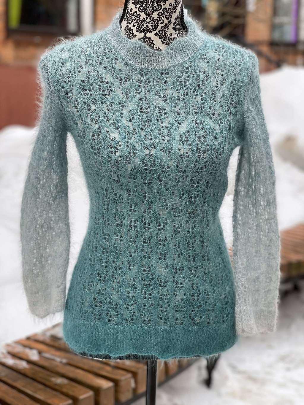 Ажурная водолазка Поэма