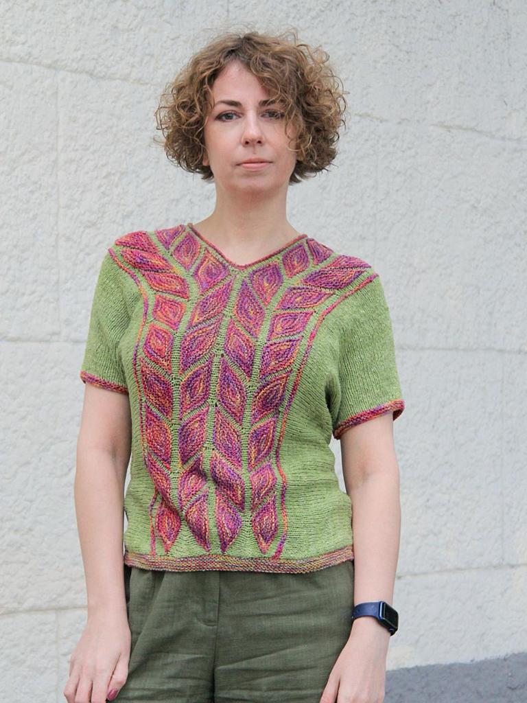 Мастер-класс по вязанию туники «Буддлея»