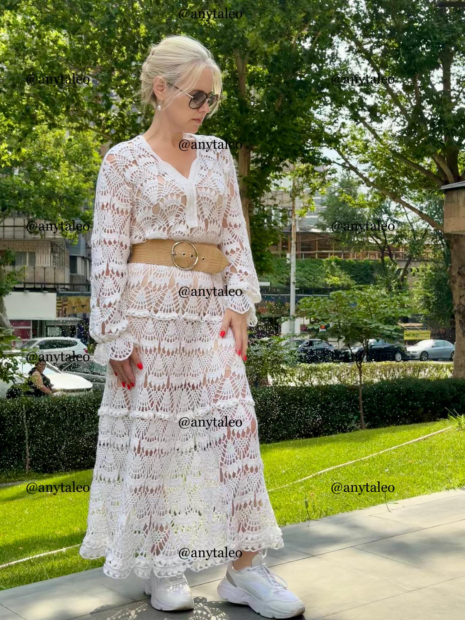 Совместное вязание в телеграмм Платье МИА