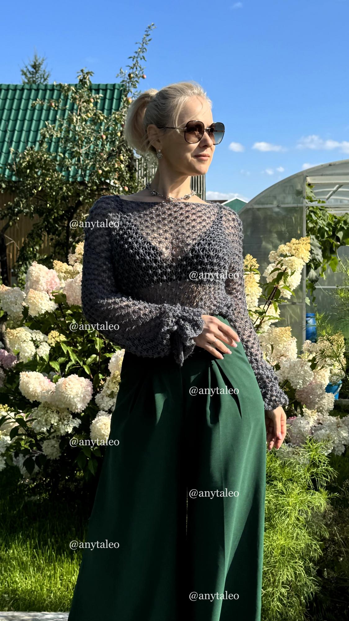 Совместное вязание в телеграмм Блуза LUNA