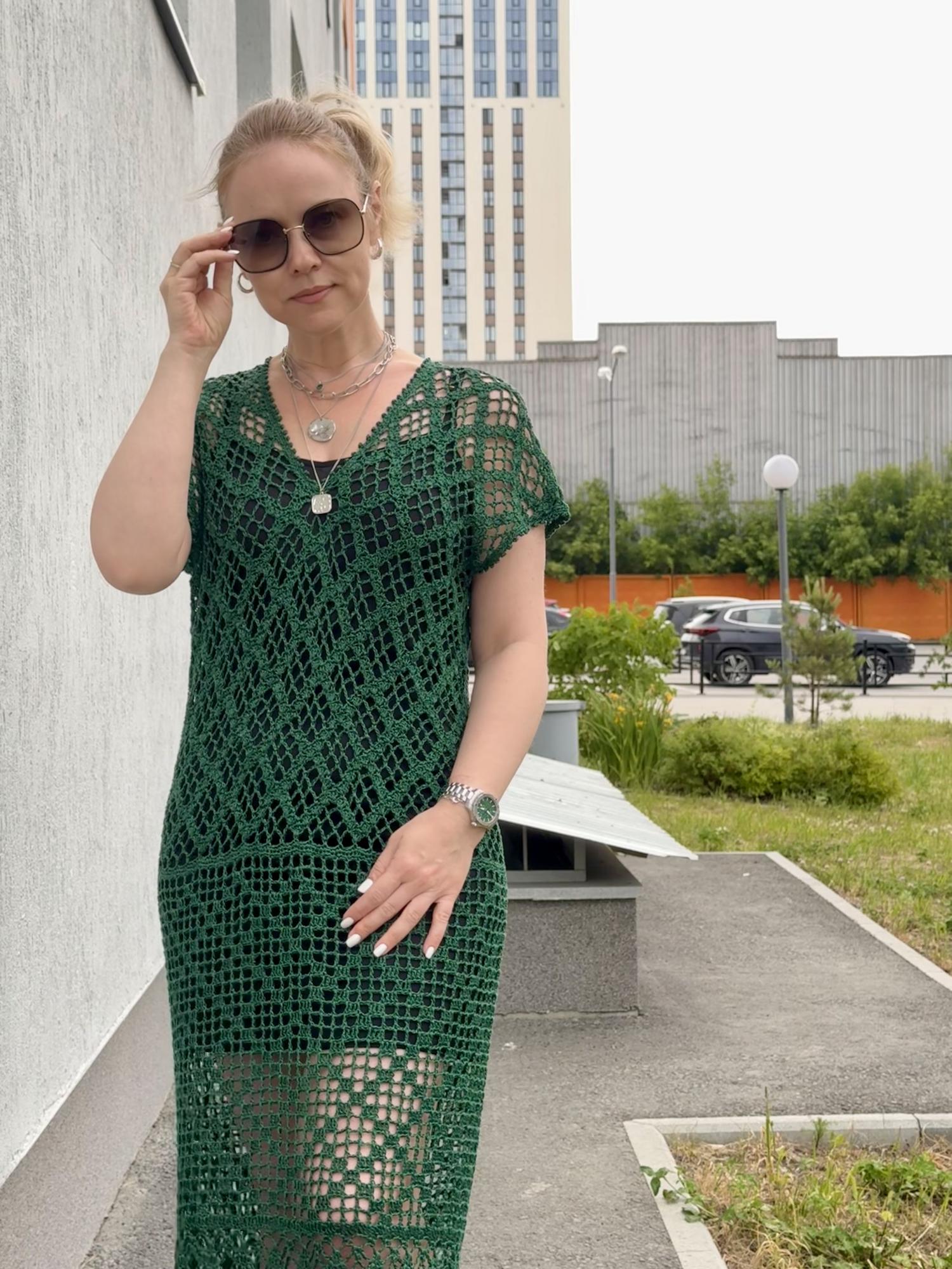 Совместное вязание в телеграмм Платье ФЛОРА