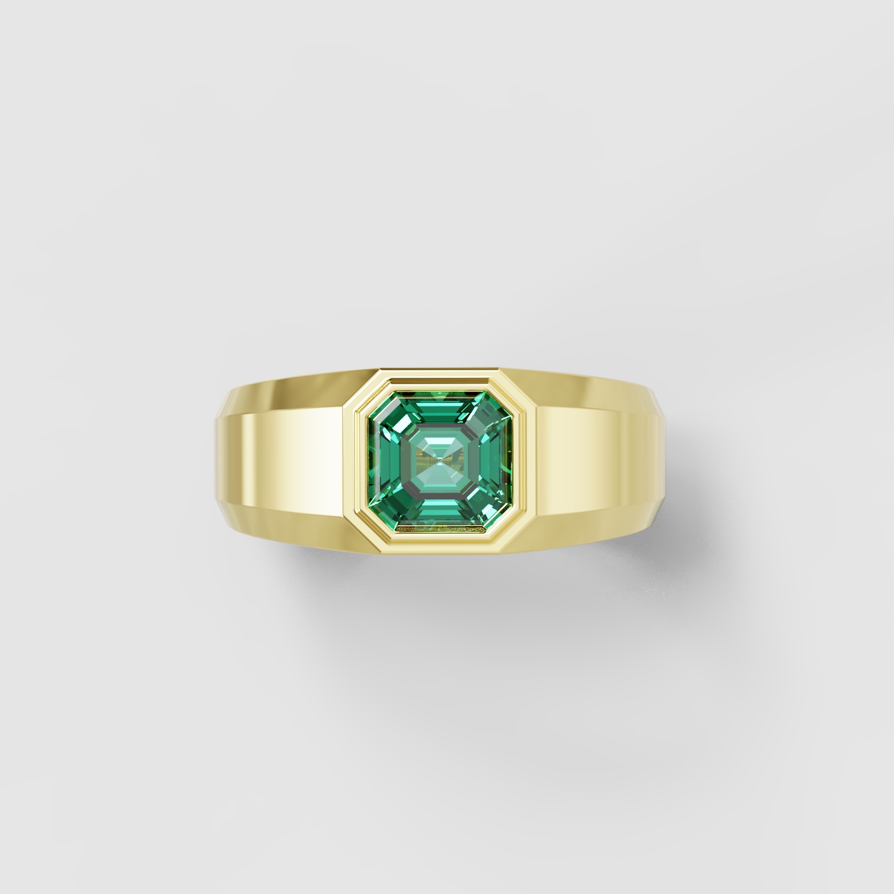 Перстень с изумрудом