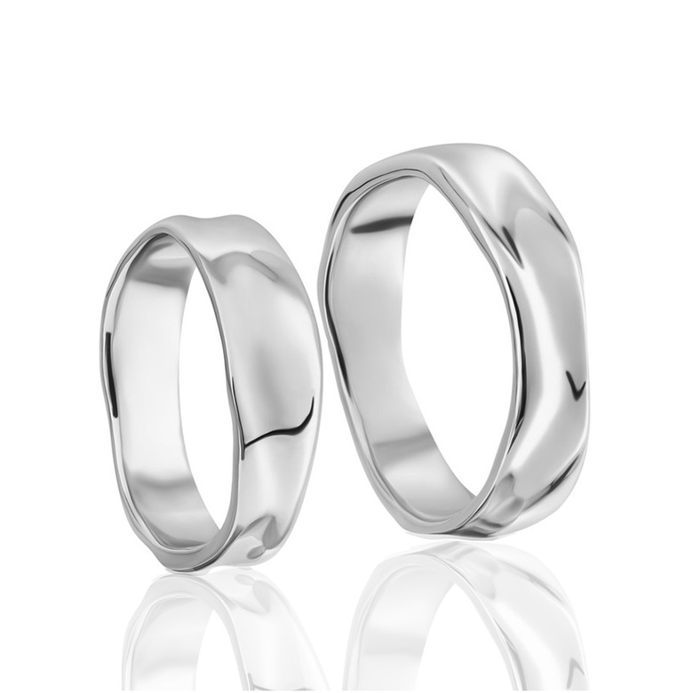 Обручальные кольца "Горячая лава"