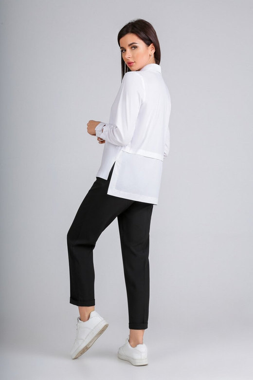 Блузка 418 белый цвет 42-58