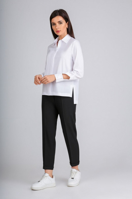 Блузка 418 белый цвет 42-58