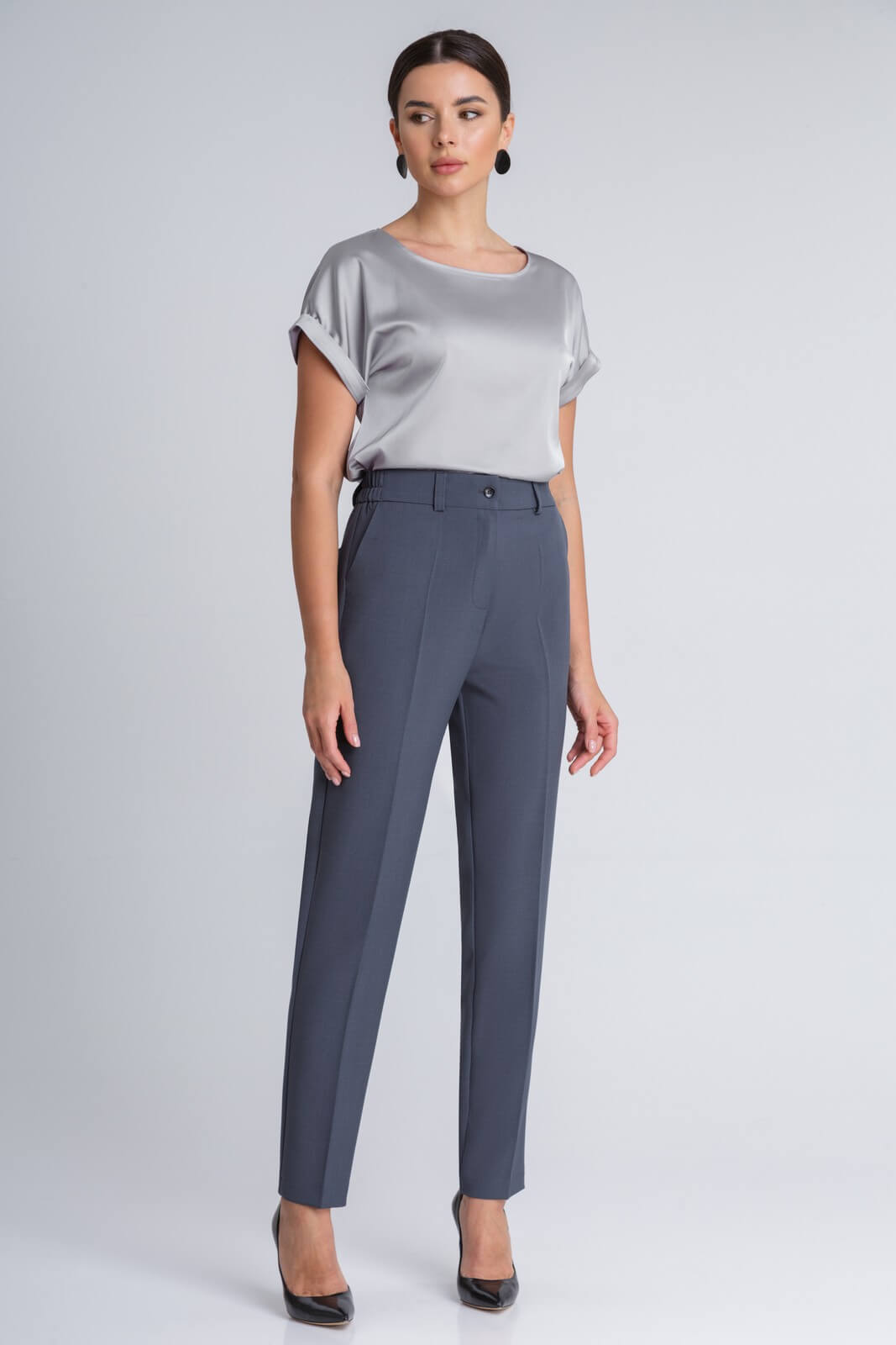 Брюки 303/1 цвет графит 42-56