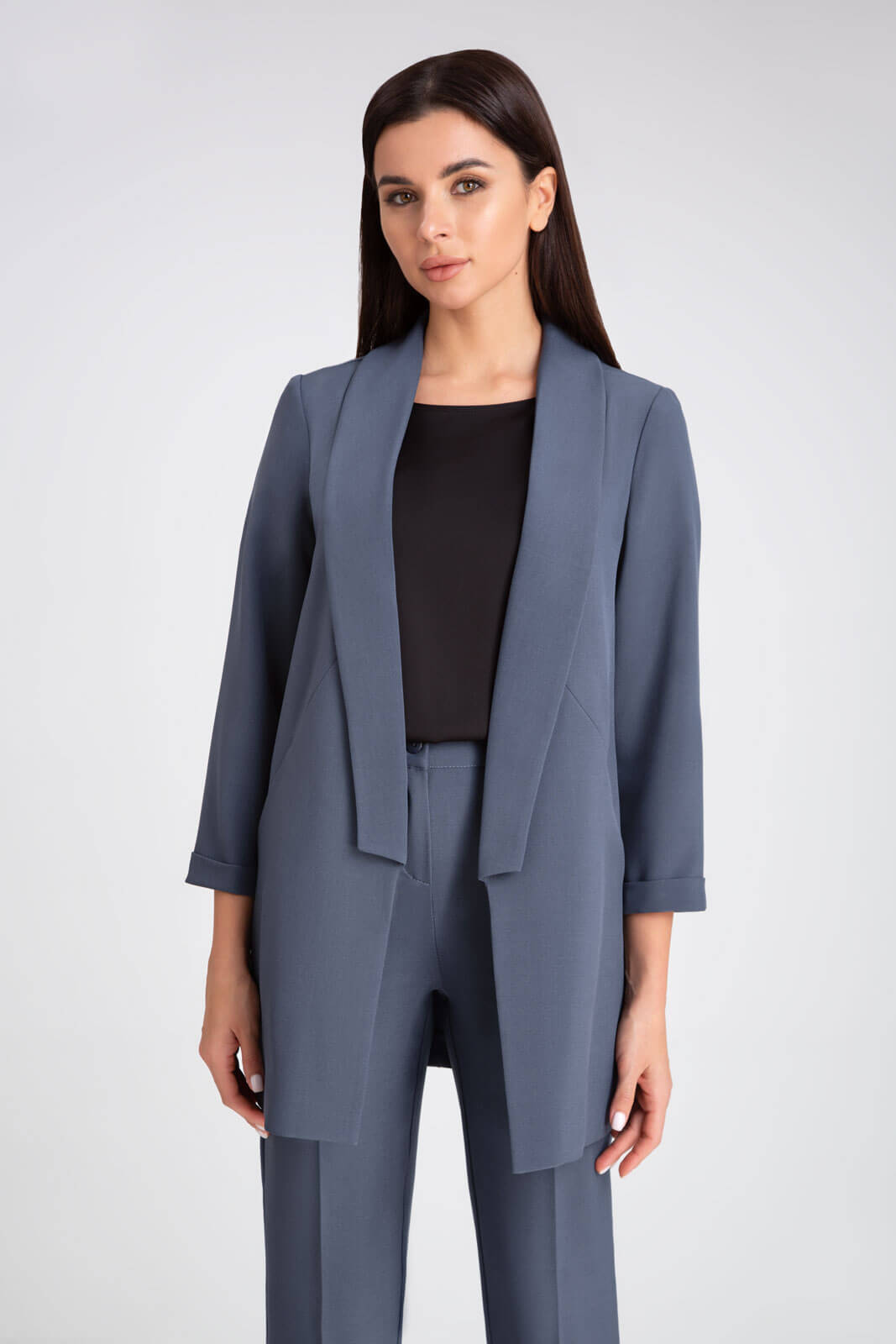 Костюм брючный 10305 графит 42-58