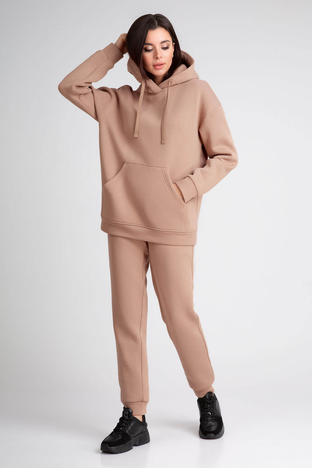 Костюм спортивный 61303 бежевый 42-52