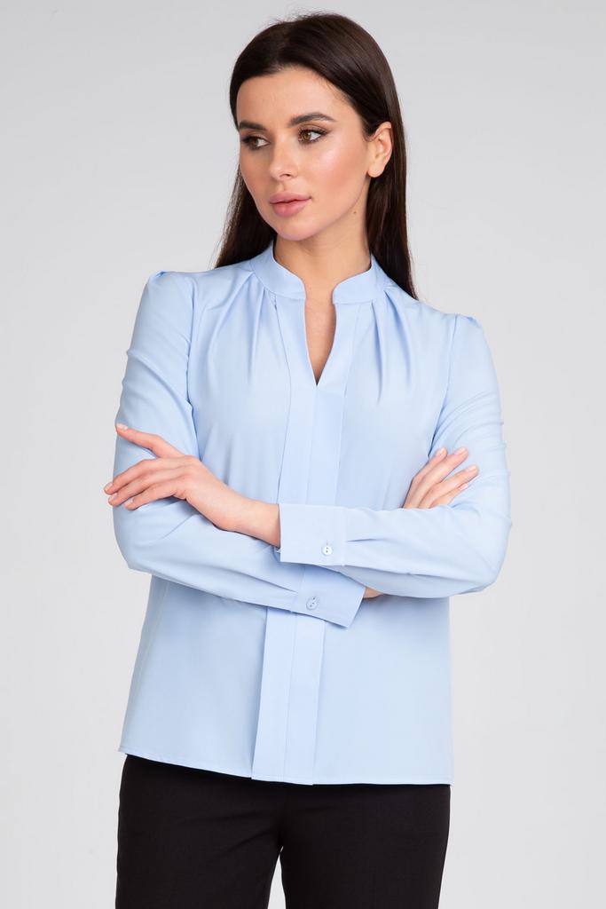 Блузка 405 голубой цвет 42-54